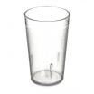 Carlisle 5109-207 Clear Polycarbonate Textured Stackable 9.5 oz. Tumbler