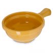 Carlisle 700622 Honey Yellow Plastic 8 Oz Handled Soup Bowl