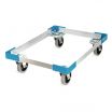 Carlisle DL30023 Carlisle Blue Cateraide Aluminum Handleless Dolly for PC300N Insulated Food Pan Carriers