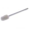 Carlisle 4000302 White 30 Inch Sparta Spectrum Atlas 3 1/2 Inch To 5 Inch Diameter Oval Head Multi-Purpose Valve And Fitting Brush With Polyester Bristles And White Plastic Handle