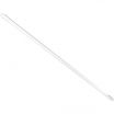 Carlisle 4122500 White 48 Inch Sparta Spectrum Fiberglass Threaded Broom Handle With Self‑Locking Flex-Tip
