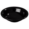 Carlisle 3303203 Black Melamine Sierrus Rimmed Bowl - 7-1/2