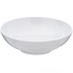 Carlisle 4381402 White Melamine Epicure Soup / Salad Bowl - 19.2 oz. Capacity