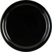 Carlisle KL20003 Kingline Black Melamine Dinner Plate - 8-7/8