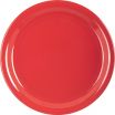 Carlisle KL20005 Kingline Red Melamine Dinner Plate - 8-7/8