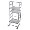 Channel Mfg SRS-7 7-Pan Side Load Angled Merchandising Cart