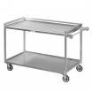 Channel Mfg TDC2953A-2 Heavy-Duty 53” Wide Aluminum Utility Cart With 2 Shelves