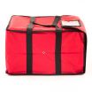 Chef Approved Insulated Pizza Delivery Bag Red Nylon Soft Sided 20