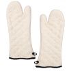 Chef Approved 167314 Ambidextrous Beige Terry Cloth Oven Mitt - 17