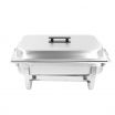 Chef Approved 227344 Economy 8 Qt. Full Size Stainless Steel Chafer with Folding Frame