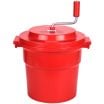 Chef Master 90008 Red 5 Gallon Salad Spinner / Dryer without Brake
