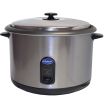 Chefmate by Globe RC1 Stainless Steel Rice Cooker 25 Cup Capacity 120 Volt 1440 Watt