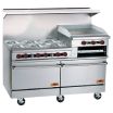 Copper Beech PCBR-60-24G Gas Range W/ Double Oven And 24