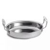Tablecraft CW2040 24 oz. Oval Stainless Steel Mini Bowl Server w/ Two Handles
