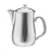 Walco CX528LB 5 oz. Stainless Steel Satin Soprano Creamer with Lid