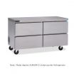 Delfield GUR27P-D Coolscapes 27” Wide Undercounter/Worktable Refrigerator With Two Drawers - 115V, 1/5 HP