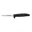 Dexter P153HG 11113 SofGrip 3.5 Inch High Carbon Steel Hollow Ground Vent Knife With Black Rubber Handle