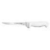 Dexter P94818 31614 Basics 6 Inch High Carbon Steel Flexible Narrow Boning Knife With White Textured Handle