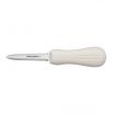 Dexter S134 10863 Sani-Safe 3 Inch High Carbon Steel Boston Pattern Oyster Knife With Textured White Handle