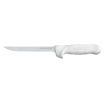 Dexter S136F-PCP 01543 Sani-Safe 6 Inch High Carbon Steel Flexible Boning Knife With White Textured Handle