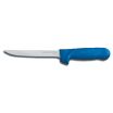 Dexter S136NC-PCP 01563C Sani-Safe 6 Inch High Carbon Steel Narrow Boning Knife With Blue Textured Handle