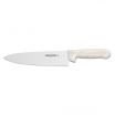 Dexter S145-8PCP 12443 Sani-Safe 8 Inch High Carbon Steel Cook Knife With White Textured Handle