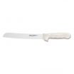 Dexter S162-8SC-PCP 13313 Sani-Safe 8 Inch High Carbon Steel Scalloped Bread Knife With White Handle