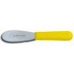 Dexter S173SCY-PCP 18213Y Yellow Handle Sani-Safe 3 1/2 Inch Scalloped Edge Stainless Steel Blade Sandwich Spreader In Packaging
