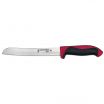 Dexter S360-8SCR-PCP 36007R 360 Series 8 Inch DEXSTEEL High Carbon Steel Scalloped Bread Knife With Red Santoprene Handle
