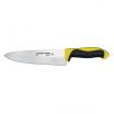 Dexter S360-8Y-PCP 36005Y 360 Series 8 Inch DEXSTEEL High Carbon Steel Cook Knife With Yellow Santoprene Handle