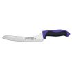 Dexter S360-9SCP-PCP 36008P 360 Series Purple Handle Offset Scalloped Edge 9 Inch DEXSTEEL Slicer Knife In Packaging