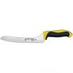 Dexter S360-9SCY-PCP 36008Y 360 Series Yellow Handle Offset Scalloped Edge 9 Inch DEXSTEEL Slicer Knife In Packaging