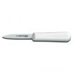 Dexter SG104-PCP 24333 SofGrip 3.25 Inch High Carbon Steel Paring Knife With White Rubber Handle
