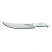 Dexter SG132-10PCP 24073 10 Inch SofGrip High Carbon Steel Cimeter Steak Knife With Soft White Handle