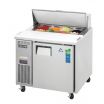 Everest Refrigeration EPR1-24 35.625 Inch One Section Side Mount Sandwich Prep Table 6 Cubic Feet