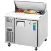 Everest Refrigeration EPR1 35.625 Inch One Section Side Mount Sandwich Prep Table 9 Cubic Feet