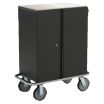 Forbes Industries 4410 Liquor Transfer Cart Brushed Stainless Steel Top Steel Cabinet