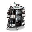 Forbes Industries 4832 Wine Cart High Pressure Laminate Oval Cabinet Avonite Top