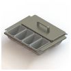 Glastender DICP-16L Drawer Insert Condiments Partial