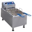 Globe PF10E 10 LBS Electric Stainless Steel Countertop Fryer - 120V