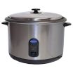 Chefmate by Globe RC1 Stainless Steel Rice Cooker 25 Cup Capacity 120 Volt 1440 Watt
