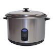 Globe RC1 Chefmate 25 Cup Stainless Steel Rice Cooker - 120V / 1440W