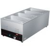Hatco CHW-43 Countertop 4/3 Size Stainless Steel Retermalize / Cook And Hold Heated Well With Adjustable Temperature Dial Control, 120V 1800 Watts