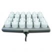 Hollowick HFRP24-CL Flameless Lighting Platinum Candles Set with 2 Charging Trays and 24 Candlelight Candles