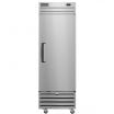 Hoshizaki EF1A-FS ENERGY STAR Certified 1-Section 27” Wide 17.74 Cubic ft Capacity Full-Height Solid Door R290 Hydrocarbon Stainless Steel Economy Series Reach-In Freezer, 115V