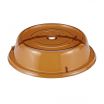 Cambro 909CW153 Amber 9-3/4 Inch Round Polycarbonate Camwear Camcover Plate Cover