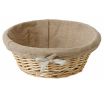 Matfer 573476 8-3/4” Round Banneton Wicker Basket With Detachable Liner