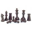 Matfer 380222 Chess Game Piece 16-Piece Variety Chocolate Mold Polycarbonate Sheet