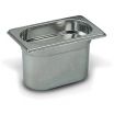 Matfer 747010 Stainless Steel 1/9 GN Pan With Reinforced Corners And Edges For Condibox Countertop Condiment Holder