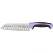 Mercer Culinary M22707PU Purple Handle Millennia Santoku Knife With 7